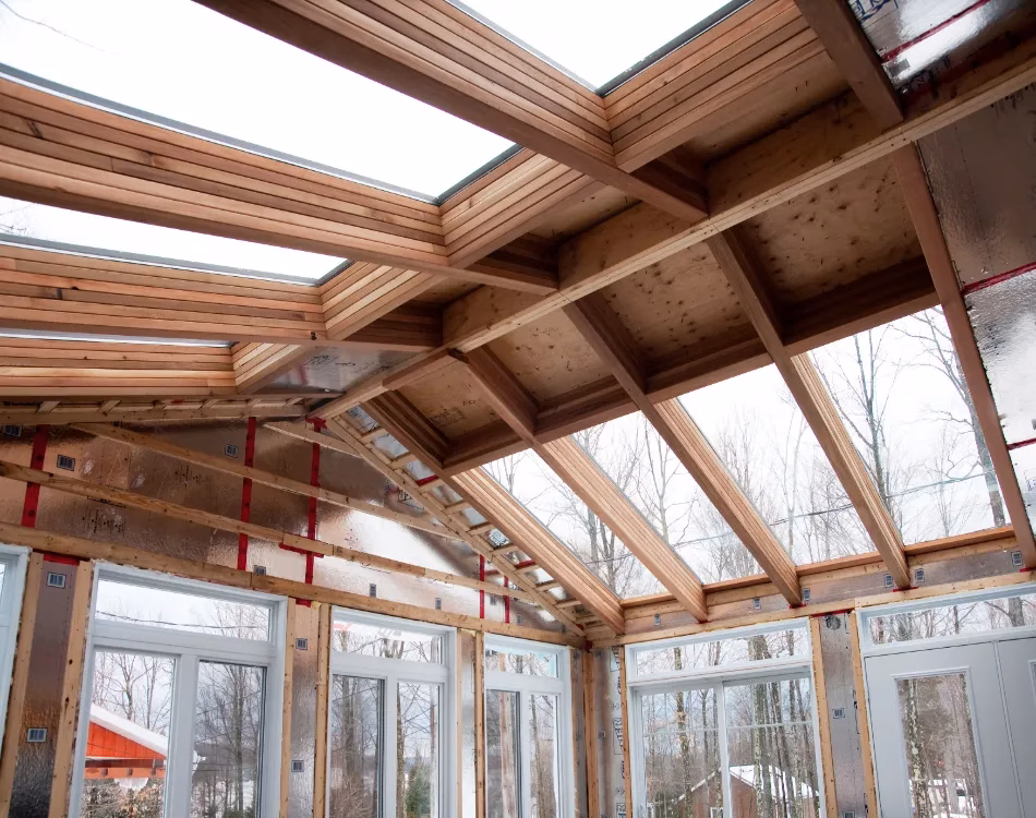 home addition under construction