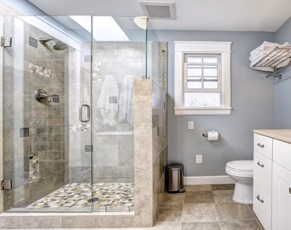 New shower door