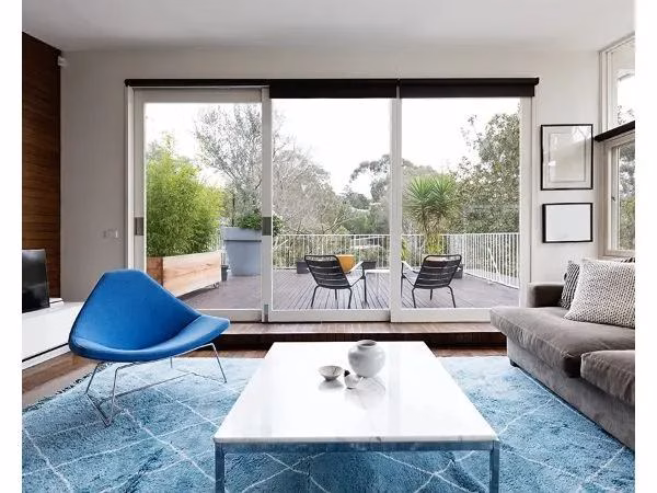 Simple and modern living room addition