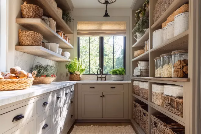 a butlers pantry vs walk in pantry