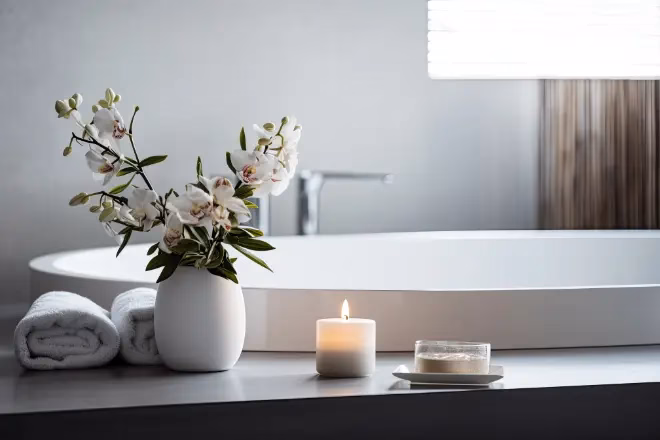 a luxury spa at home