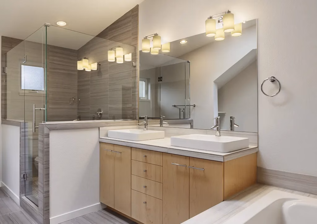 Bathroom remodel by Home Pride Construction