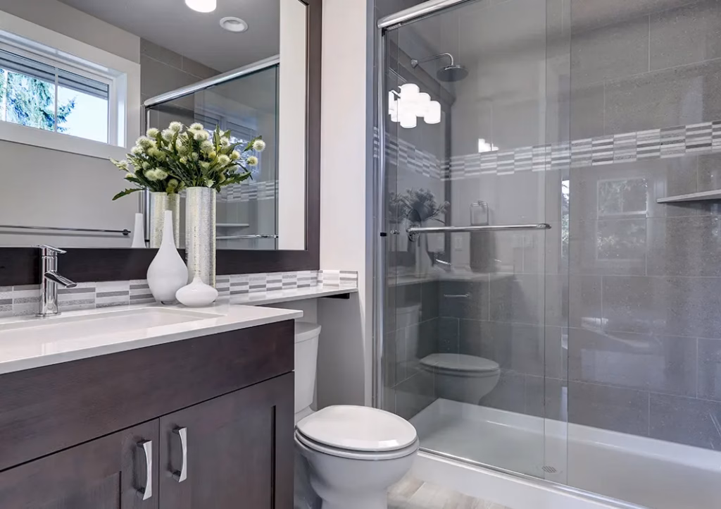 Bathroom remodel by Home Pride Construction