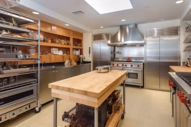 rolling cart island for a kitchen